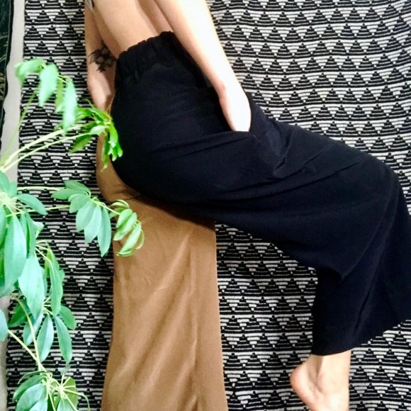 two-tone silk pant, Sm-Tall - Picture 5 of 6